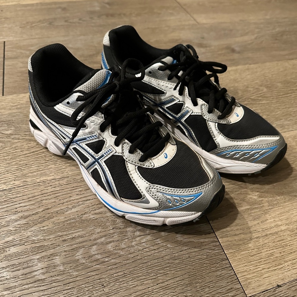 Asics Men's GT-2160 sneakers in the Black/Pure Silver /bright blue